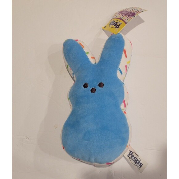Peeps Other - Peeps Just Born Easter Bunny Plush BLUE with Confetti Limited Edition NWT